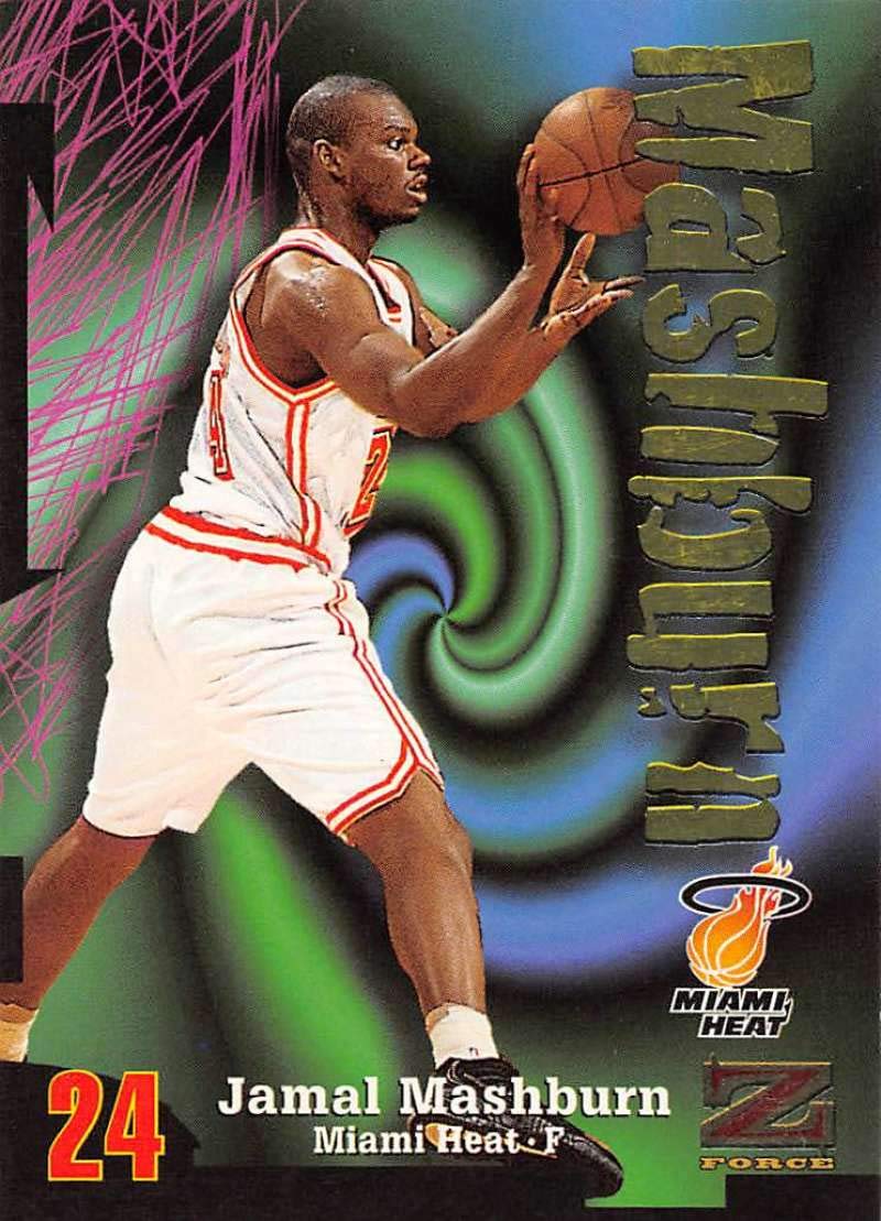 Amazon.com: 1997-98 Z-Force Basketball #38 Jamal Mashburn Miami